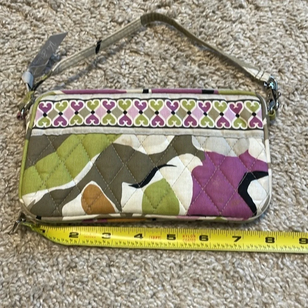 Vera Bradley Wristlet In Portobello Road Inside Zipper Pocket And 4 Card Slots